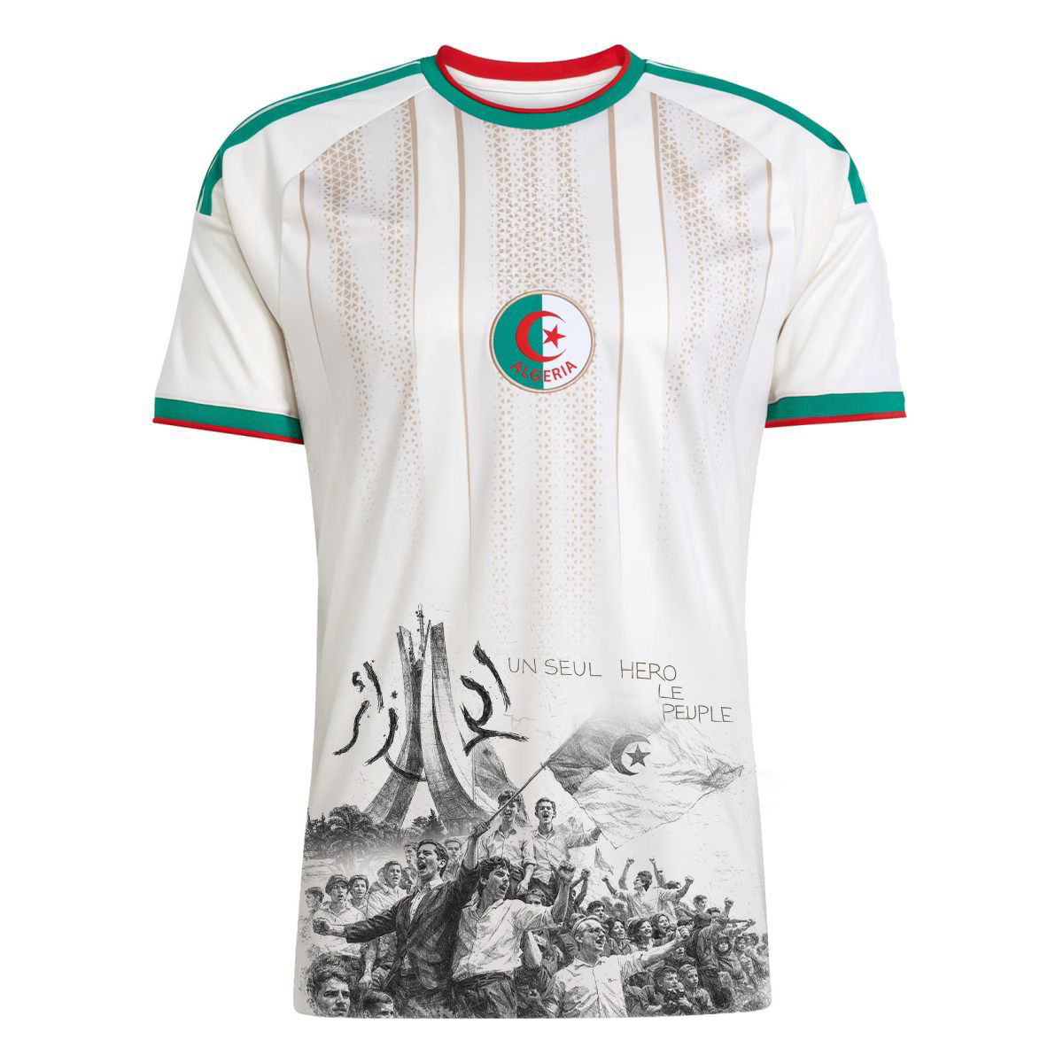Maillot Concept Algérie – “Un Seul Héro : Le Peuple”