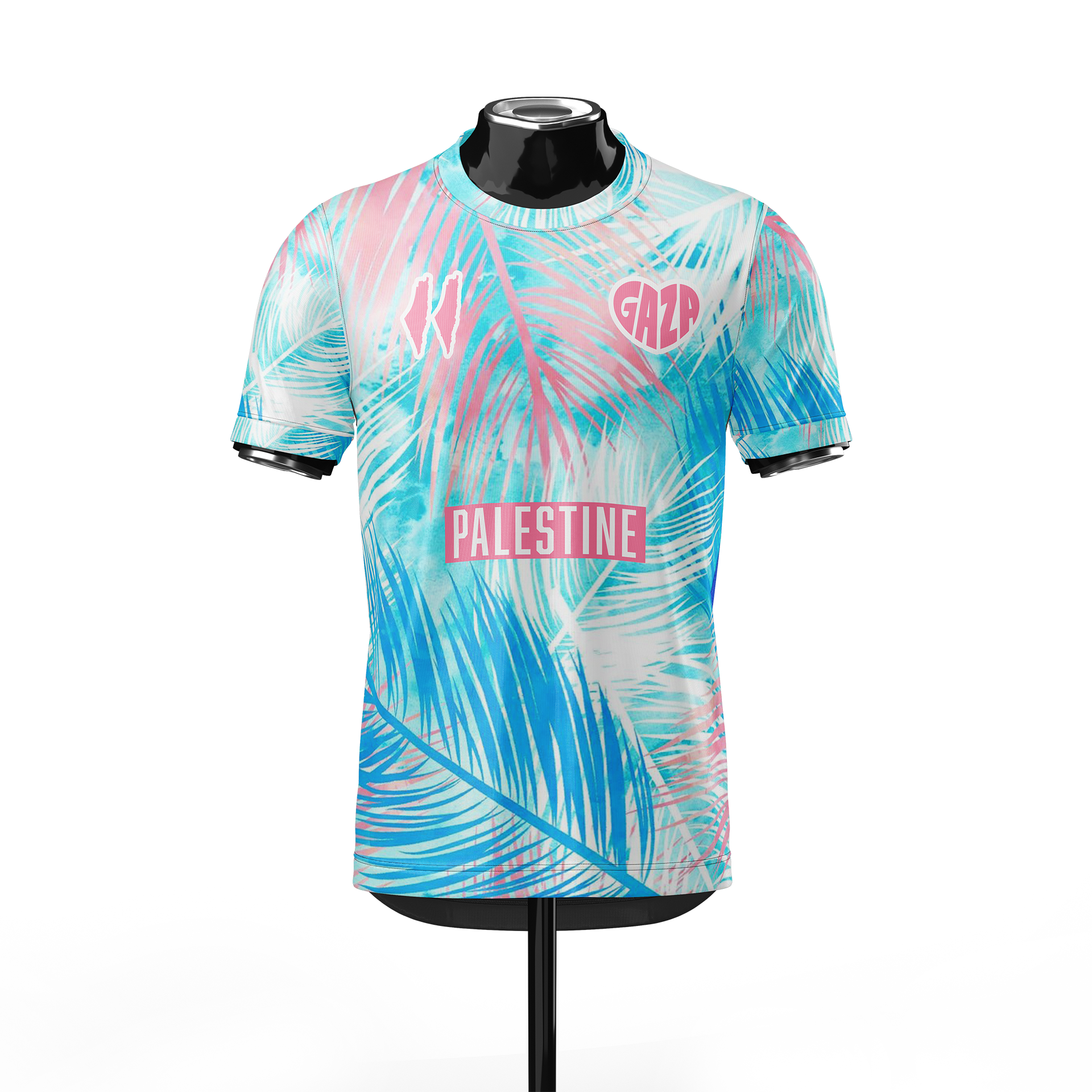 Maillot football Gaza - Blue summer